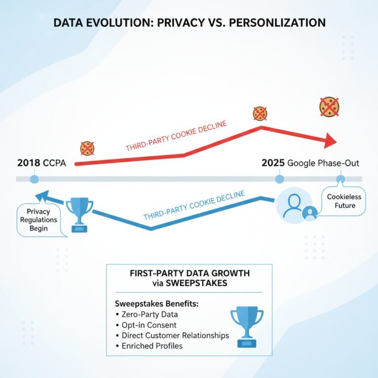 Ditch Dying Cookies: Unlock consented customer gold with survey-sweepstakes combos before your rivals do